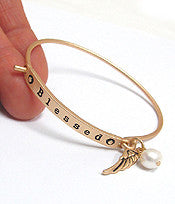 Religious Inspiration Bracelet - Blessed