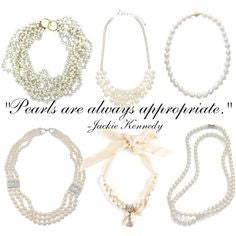 Pretty Girls Wear Pearls....