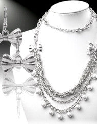 Bow-Tie Necklace Set