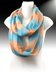 Chevron Infinity Scarf (Various Colors)