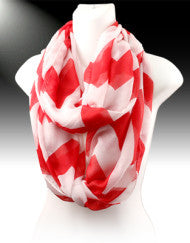 Chevron Infinity Scarf (Various Colors)