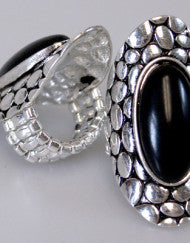 Classic Black Fashion Ring