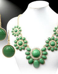 Classy Ladies Necklace Set (Various Colors)