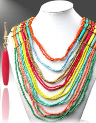 Colorful Palate Necklace Set
