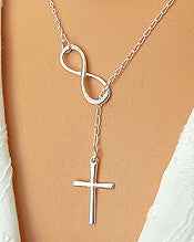 Cross & Infinity Chain Necklace