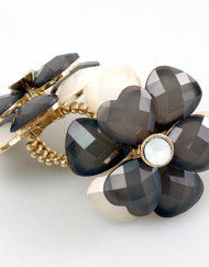Classy Ebony & Ivory Fashion Ring