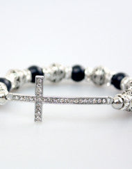 Fashion with a Purpose Pandora Style Cross Bracelet (Various Colors)