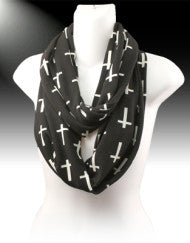 High Class Fashion with a Purpose Cross Infinity Scarf