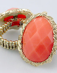 Georgia Peach Fashion Ring
