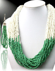 Go Green Infinity Necklace Set