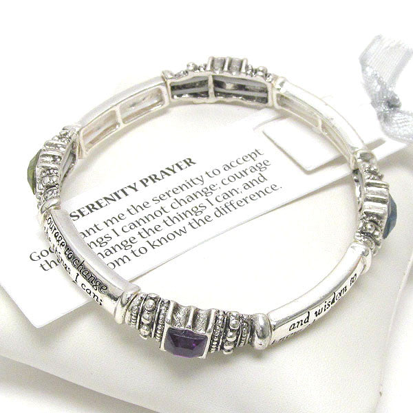 Religious Inspiration Bracelet-Serenity Prayer