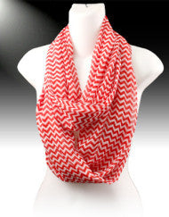 Just in Time Chevron Infinity Scarf (Various Colors)