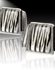 Modern Zebra Print Fashion Stud Earrings