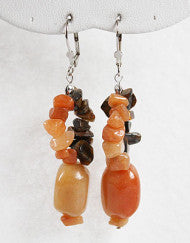 Precious Stones Dangling Earrings