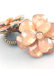 Pretty Peach Fashion Ring