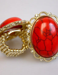 Lady in Red Fashion Ring
