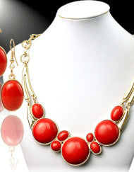 Egyptian Tuquoise Couture Necklace Set