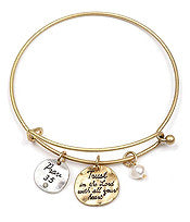 Religious Inspiration Bracelet - Proverbs 3:5