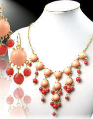 Round We Go Bubble Necklace Set (Various Colors)