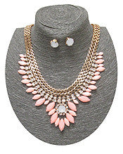 Spring Pretty Petals Necklace Set