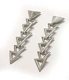 Triangular Pattern Earrings