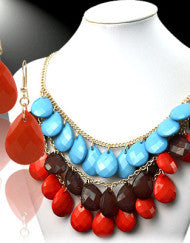 Bib Necklace (Various Colors)