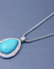 Timeless Turquoise Pendant Necklace