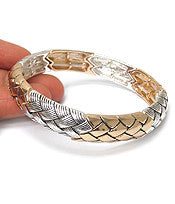 Woven Godess Metal Stretch Bracelet