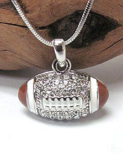 Football Pendant Necklace